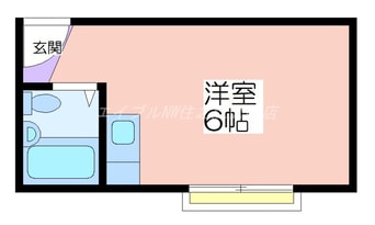間取図 万代住之江コーポ