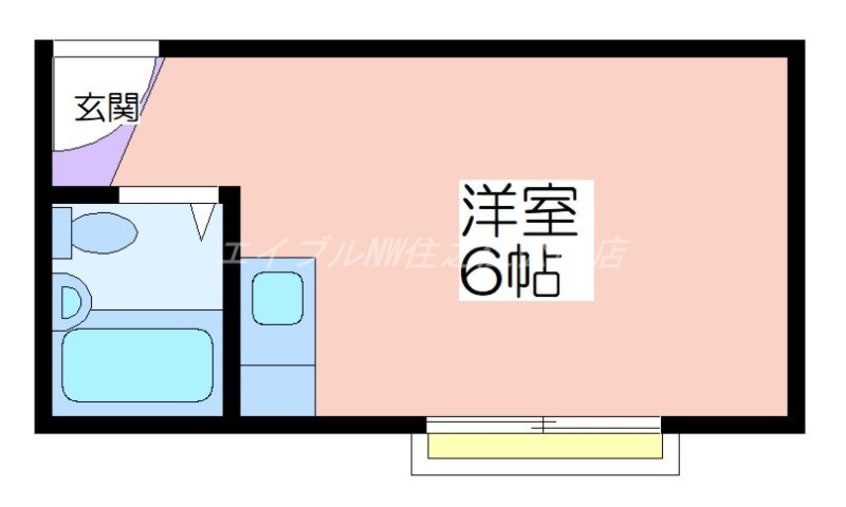 間取図 万代住之江コーポ