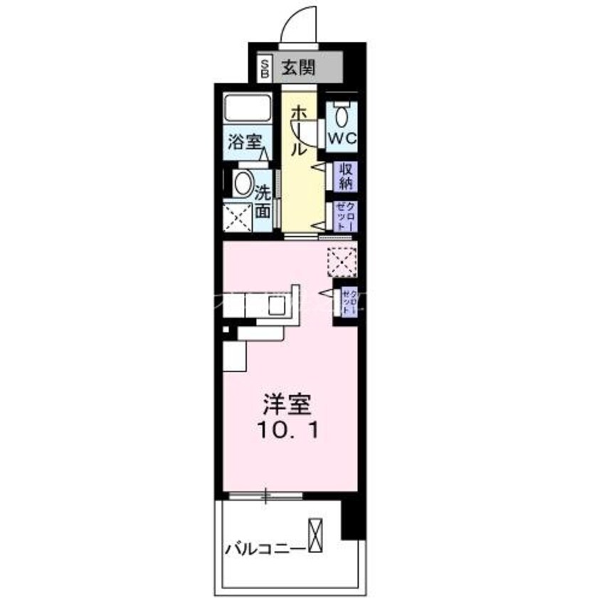 間取図 サニーキャンプ　今池