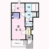 マルベリー 1Rの間取り