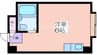 我孫子シャルマン 1Rの間取り