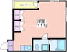 ホワイトハウス公園前 1Rの間取り