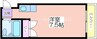 ルネ浜口 1Rの間取り