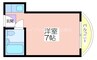 コーポピア玉出 1Rの間取り