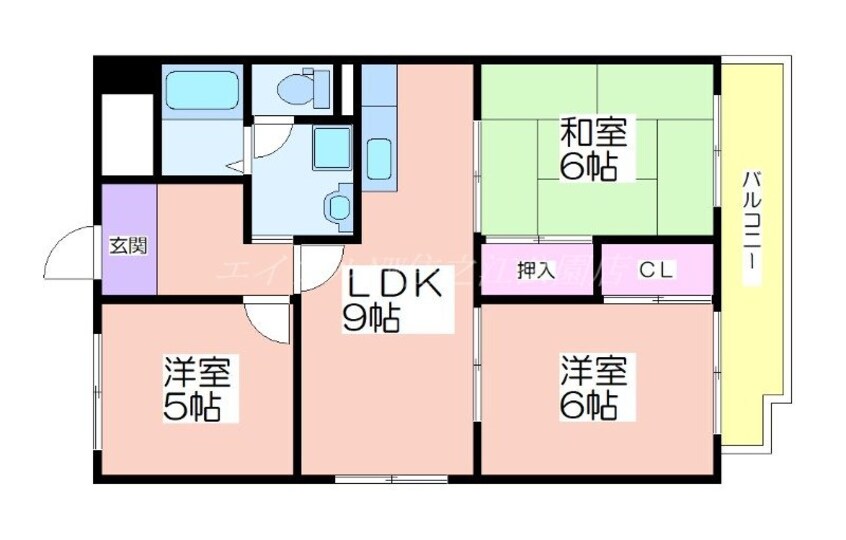 間取図 南海住之江ユーリプラザ