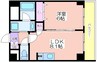 ラピスラズリ 1LDKの間取り