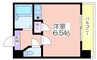 シャルマンフジ住吉弐番館 1Rの間取り