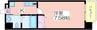 FDS Felice KOHAMA 1Kの間取り