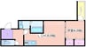 フジパレス住吉長居Ⅲ番館 1LDKの間取り