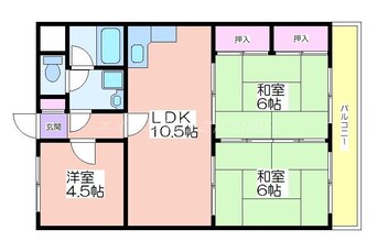 間取図 エトワール御崎