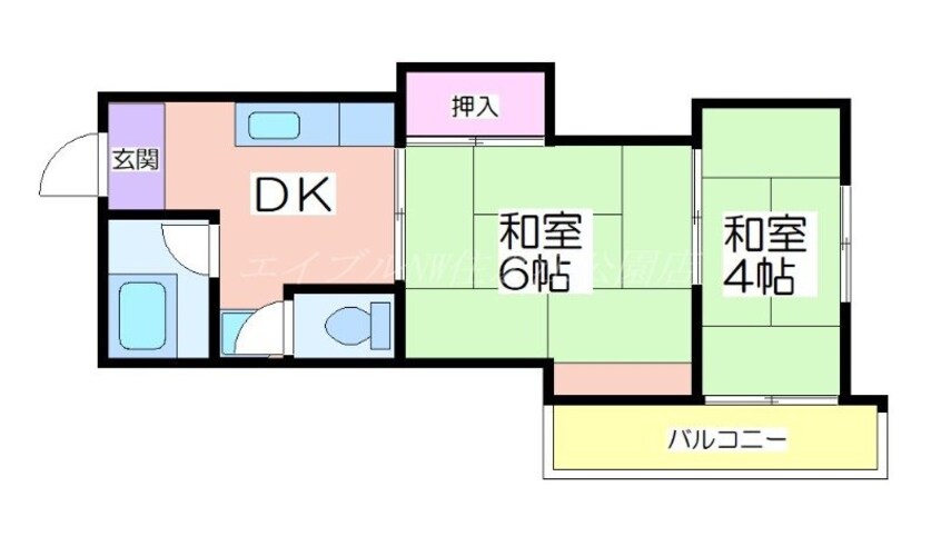 間取図 マンションサンエース