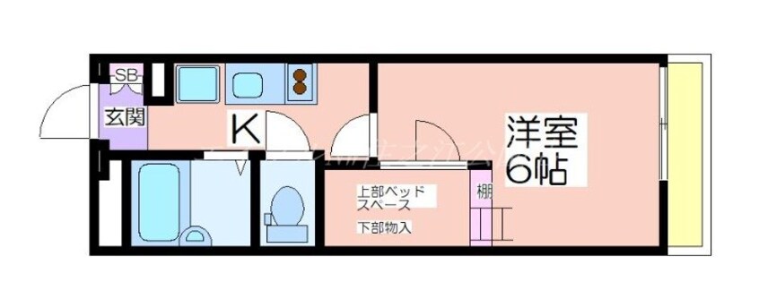 間取図 レオパレスパフ