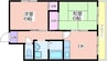 パセファニー 2DKの間取り