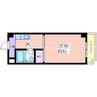 コーポあびこ 1Kの間取り