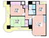 アネックス六兵衛 3LDKの間取り