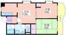 エスポワール住之江公園 2LDKの間取り