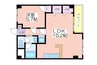 IKOS台場 1LDKの間取り