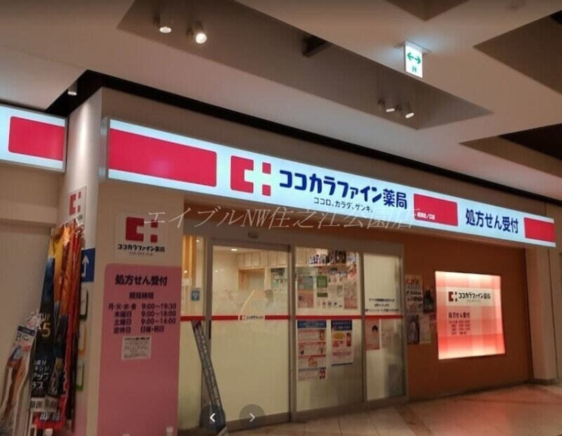 ココカラファイン南海住ノ江店(ドラッグストア)まで356m RaysProduct西住之江adamU