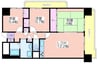 サニーコットン住之江 3LDKの間取り