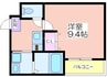 フジパレス我孫子西Ⅱ番館 1Kの間取り
