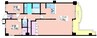 南海住吉清水丘グリーンコート 2LDKの間取り