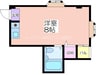 シャイン廣瀬 1Rの間取り