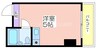 玉出西１０２４マンション 1Rの間取り