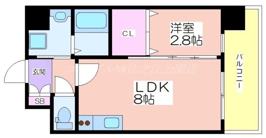 間取図 カウニスルーチェ