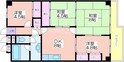 新北島コーポ　３号棟の間取図