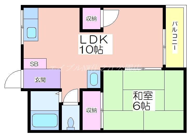 間取り図 ベアーコーポ