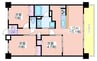 ユニハイム住之江公園 3LDKの間取り