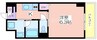 ウェルホームズ住吉大社 1Kの間取り