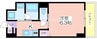 ウェルホームズ住吉大社 1Kの間取り