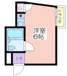 サンハイツ粉浜 1Rの間取り