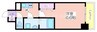 RaysProduct西住之江adamU 1Kの間取り