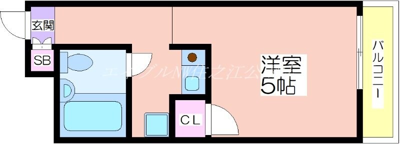 間取り図 カネジョウハイツ