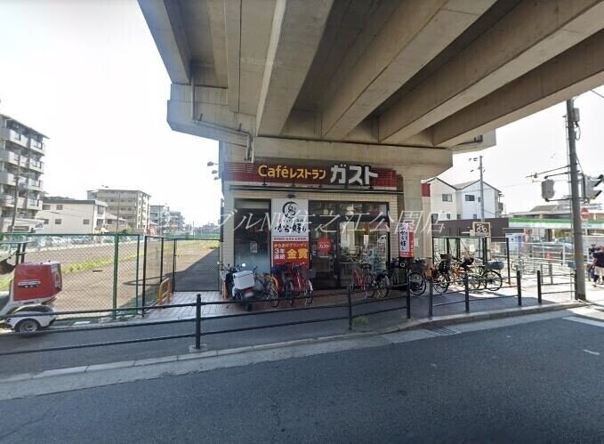 ガスト我孫子町駅前店（から好し取扱店）(その他飲食（ファミレスなど）)まで396m エタンセルあびこⅡ