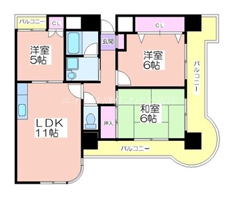 間取図 アネックス六兵衛
