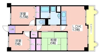間取図 サワー・ドゥ住之江公園