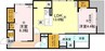 D-Room我孫子西 2LDKの間取り