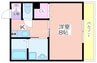 LIVESQUAREⅡ 1Kの間取り