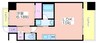 プレジオ帝塚山 1LDKの間取り