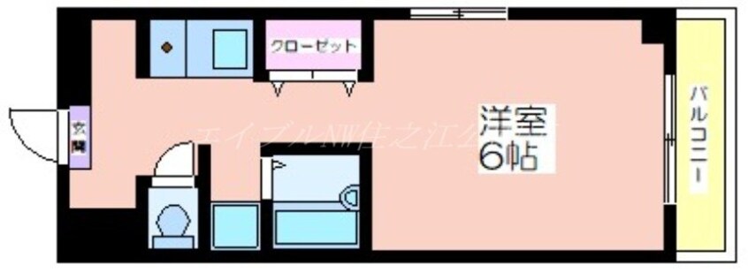 間取図 セラ玉出ウェスト