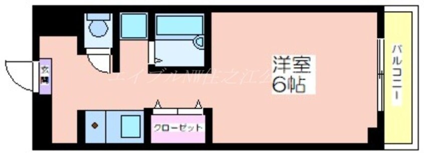 間取図 セラ玉出ウェスト