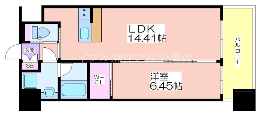 間取図 プレジオ帝塚山