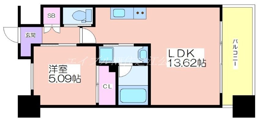 間取図 プレジオ帝塚山