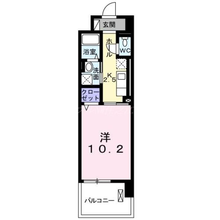 間取図 カルム　ド　アビタシオン