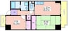 アクティ日乃出 2LDKの間取り