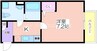 CRASTINE遠里小野 1Kの間取り