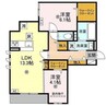 D-Room我孫子西 2LDKの間取り